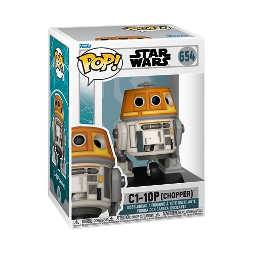 Funko Pop! Star Wars: Ahsoka TV 1- C1-10P - (Chopper) - Star Wars Ahsoka - Vinyl-Sammelfigur - Geschenkidee - Offizielle Handelswaren - Spielzeug Für Kinder und Erwachsene - TV Fans von Funko