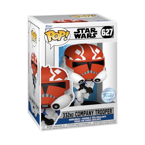 Funko Pop! Star Wars: Clone Wars - Ahsoka's Trooper (Exc) Sammelfigur aus Vinyl - Geschenkidee - Offizielles Merchandise - Spielzeug für Kinder & Erwachsene - Modellfigur für Sammler und Display von Funko