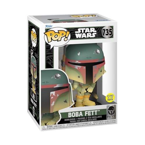 Funko Pop! Star Wars: FL - Boba Fett - Leuchtet Im Dunkeln - Vinyl-Sammelfigur - Geschenkidee - Offizielle Handelswaren - Spielzeug Für Kinder und Erwachsene - Movies Fans von Funko