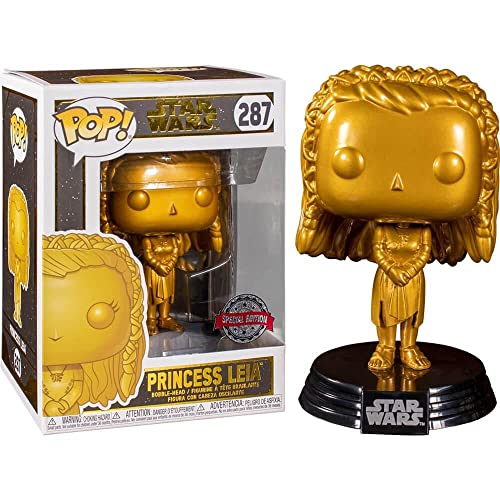 Star Wars Funko – – Funko Pop Princess Leia – Wackelkopf Figur, 9 cm von Star Wars