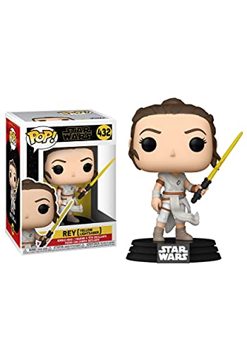 Funko Pop! Star Wars: SWEp9- Rey Skywalker mit Yellow Saber - Star Wars Episode 9 - Vinyl-Sammelfigur - Geschenkidee - Offizielle Handelswaren - Spielzeug Für Kinder und Erwachsene - Movies Fans von Funko