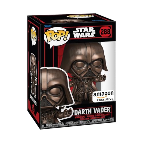 Funko Pop! Star Wars: Star Wars Darkside - Darth Vader - Metallisch - Bronze - Amazon-Exklusiv - Vinyl-Sammelfigur - Geschenkidee - Offizielle Handelswaren - Spielzeug Für Kinder und Erwachsene von Funko