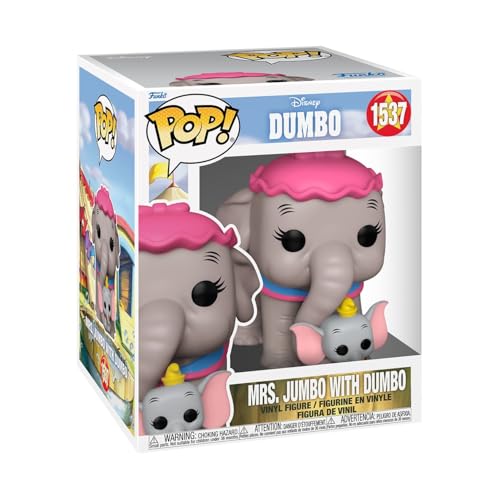 Funko Pop! Super: Dumbo – Mrs. Jumbo- Vinyl-Sammelfigur - Geschenkidee - Offizielle Handelswaren - Spielzeug Für Kinder und Erwachsene - Movies Fans - Modellfigur Für Sammler und Display von Funko