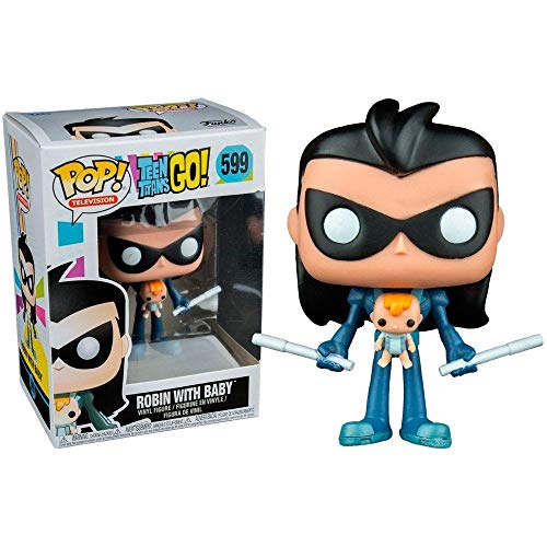 Funko Pop! TV:Teen Titans Go – Robin with Baby #599 von Funko