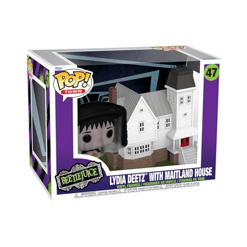 Funko Pop! Town: Beetlejuice – Deetz House mit Lydia Deetz- Vinyl-Sammelfigur - Geschenkidee - Offizielle Handelswaren - Spielzeug Für Kinder und Erwachsene - Movies Fans Funko Pop! Town: Beetlejuice – Deetz House mit Lydia Deetz- Vinyl-Sammelfigur - Geschenkidee - Offizielle Handelswaren - Spielzeug Für Kinder und Erwachsene - Movies Fans von Funko