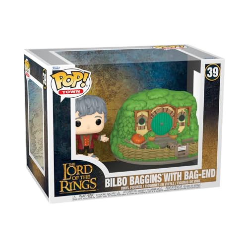 Funko Pop! Town: Bilbo Baggins & Bag End - Lord of The Rings - Vinyl-Sammelfigur - Geschenkidee - Offizielle Handelswaren - Spielzeug Für Kinder und Erwachsene - Movies Fans von Funko