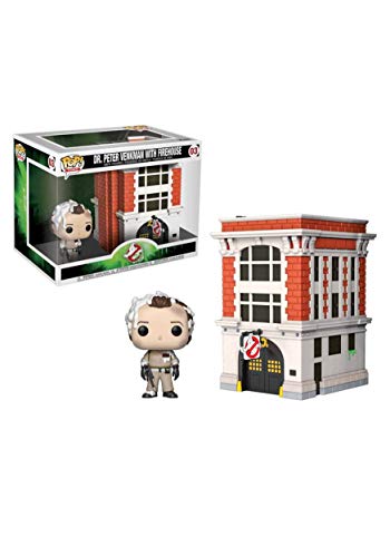 Funko Pop! Town: Ghostbusters-Dr. Peter Venkman with House - Vinyl-Sammelfigur - Geschenkidee - Offizielle Handelswaren - Spielzeug Für Kinder und Erwachsene - Movies Fans - Modellfigur Für Sammler von Funko