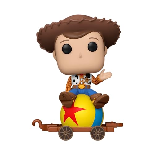 Funko Pop! Trains: Disney 100 - Woody - Toy Story - die Toys Sind Los! - Amazon-Exklusiv - Vinyl-Sammelfigur - Geschenkidee - Offizielle Handelswaren - Spielzeug Für Kinder und Erwachsene von Funko