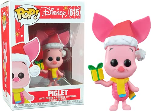 Funko Pop! Vinyl Disney: Holiday - Piglet - Winnie The Pooh - Vinyl-Sammelfigur - Geschenkidee - Offizielle Handelswaren - Spielzeug Für Kinder und Erwachsene - TV Fans - Modellfigur Für Sammler von Funko