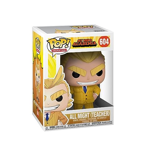 Funko Pop! Vinyl: Animation: My Hero Academia (MHA) - Teacher All Might - Vinyl-Sammelfigur - Geschenkidee - Offizielle Handelswaren - Spielzeug Für Kinder und Erwachsene - Anime Fans von Funko