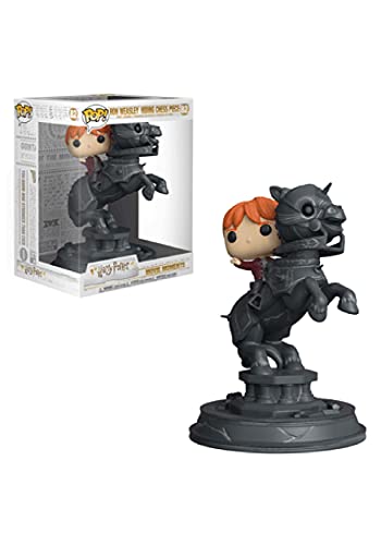 Funko Pop! Vinyl: Movie Moments: Harry Potter : Ron Weasley Riding Chess Piece - Vinyl-Sammelfigur - Geschenkidee - Offizielle Handelswaren - Spielzeug Für Kinder und Erwachsene - Movies Fans von Funko