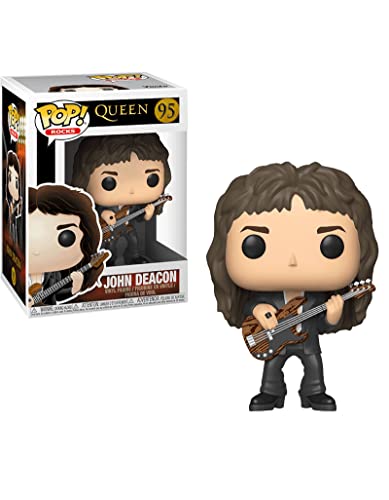 Funko Pop! Vinyl: Rocks: Queen: John Deacon - Vinyl-Sammelfigur - Geschenkidee - Offizielle Handelswaren - Spielzeug Für Kinder und Erwachsene - Music Fans - Modellfigur Für Sammler und Display Funko Pop! Vinyl: Rocks: Queen: John Deacon - Vinyl-Sammelfigur - Geschenkidee - Offizielle Handelswaren - Spielzeug Für Kinder und Erwachsene - Music Fans - Modellfigur Für Sammler und Display von Funko