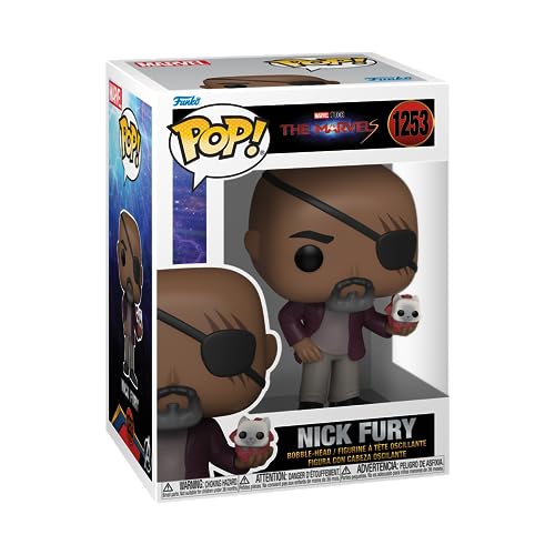 Funko Pop! Vinyl: The Marvels - Nick Fury - Vinyl-Sammelfigur - Geschenkidee - Offizielle Handelswaren - Spielzeug Für Kinder und Erwachsene - Movies Fans - Modellfigur Für Sammler und Display von Funko