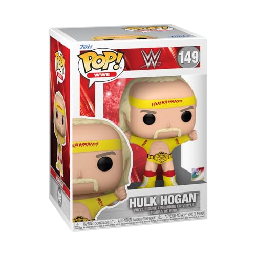 Funko Pop! WWE: Hulk Hoganamania with Belt – Vinyl-Figur zum Sammeln – Geschenkidee – offizielle Produkte – Spielzeug für Kinder und Erwachsene – Sportfans von Funko