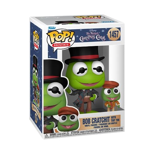 Funko Pop! and Buddy: The Muppet Christmas Carol - Kermit The Frog mit TT - The Muppets - Vinyl-Sammelfigur - Geschenkidee - Offizielle Handelswaren - Spielzeug Für Kinder und Erwachsene von Funko