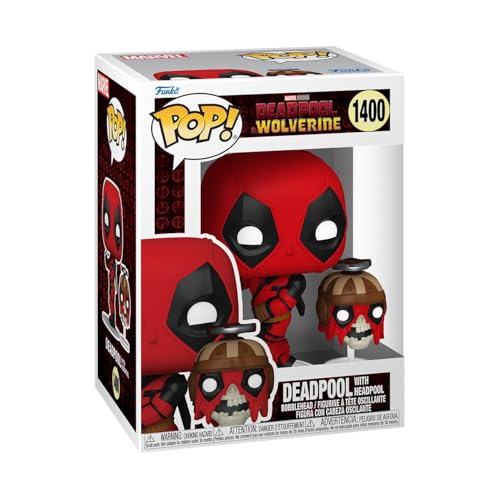 Funko Pop! & Buddy: Deadpool & Wolverine - Deadpool with Headpool - Vinyl-Sammelfigur - Geschenkidee - Offizielle Handelswaren - Spielzeug Für Kinder und Erwachsene - Movies Fans von Funko