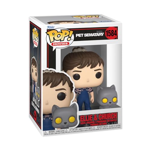 Funko Pop! & Buddy: Pet Sematary - Ellie Creed & Church - Pet Sematary 1986 - Vinyl-Sammelfigur - Geschenkidee - Offizielle Handelswaren - Spielzeug Für Kinder und Erwachsene - Movies Fans von Funko