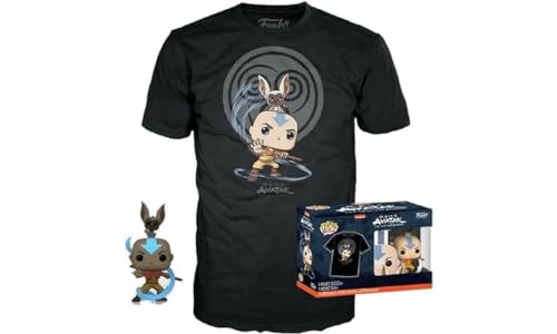 Funko Pop! & Tee: Avatar - Element Bending - (XL) - Avatar: The Last Airbender - T-Shirt - Kleidung mit Vinyl-Sammelfigur - Geschenkidee - Spielzeug und Kurzärmeliges Top Für Erwachsene Männer von Funko