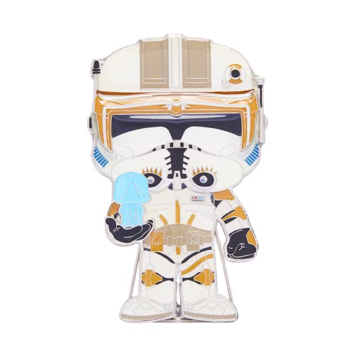 Funko Pop! Large Enamel Pin Star Wars: Commander Clone Cody Cody Emaille-Nadeln - Niedliche Brosche Zum Sammeln - Für Rucksäcke & Taschen - Geschenkidee - Offizielle Handelswaren von Funko