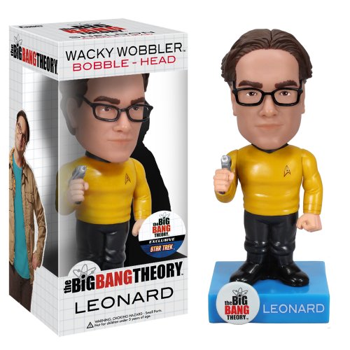 Funko Star Trek Big Bang Theory: Leonard Wacky Wobbler 15 cm Exclusive von Funko