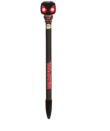 Funko - Stylo Marvel - Deadpool Noir Pop Pen Topper - 0849803084691 von Funko