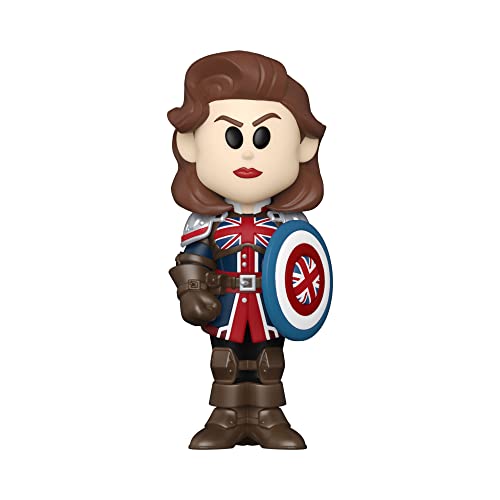 Funko Vinyl SODA: Marvel Friday - What If - Captain Carter - 1/6 Quote Für Seltene Chase-Variante - Vinyl-Sammelfigur - Geschenkidee - Offizielle Handelswaren - Spielzeug Für Kinder und Erwachsene von Funko