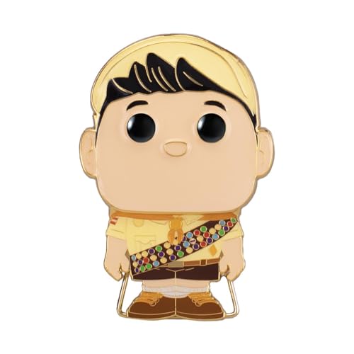 Funko Funko Large Pop! Enamel Pin - Russell - Disney Pixar: UP - Russel Emaille-Nadeln - Niedliche Brosche Zum Sammeln - Für Rucksäcke & Taschen - Geschenkidee - Offizielle Handelswaren - Movies Fans von Funko