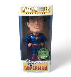 Funko Wacky Wobbler DC Comics - LE240 Metallic Superman (Gemini Collectibles Exclusive) von Funko