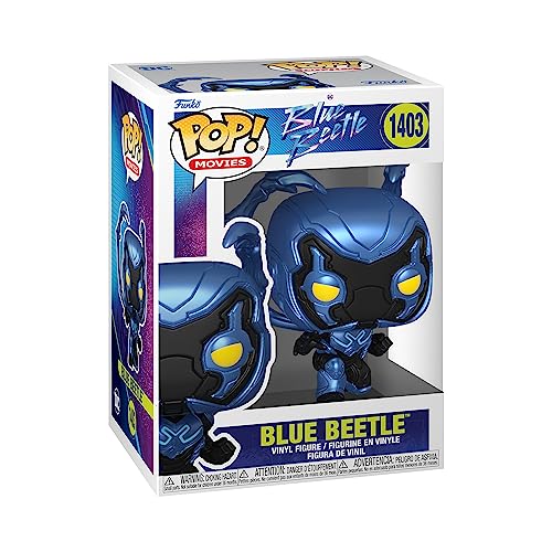 Funko Pop! Movies: DC - Blue Beetle - Blue Beetle - 1/6 Quote Für Seltene Chase-Variante - Vinyl-Sammelfigur - Geschenkidee - Offizielle Handelswaren - Spielzeug Für Kinder und Erwachsene von Funko