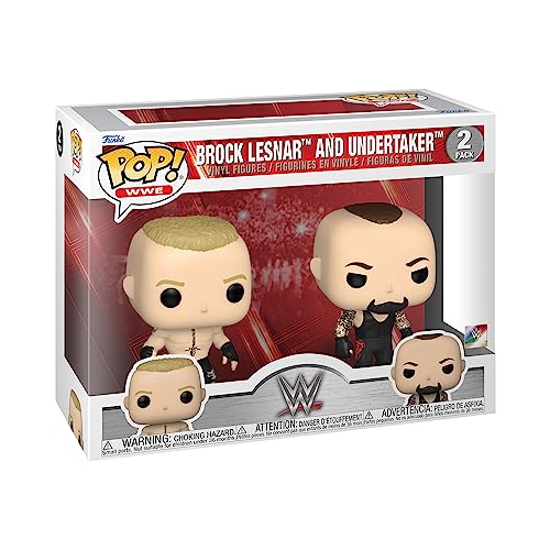 Funko Pop! WWE: Lesnar & Undertaker and Undertaker - Vinyl-Sammelfigur - Geschenkidee - Offizielle Handelswaren - Spielzeug Für Kinder und Erwachsene - Sports Fans - Modellfigur Für Sammler von Funko