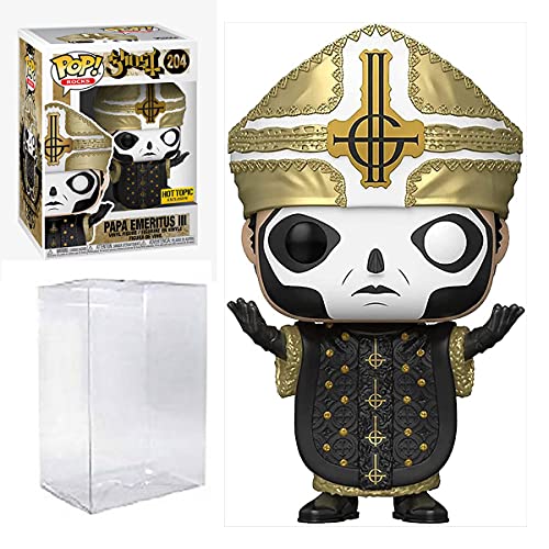 Ghost Pop! Rocks Papa Emeritus III Vinyl Figure #204 - Hot Topic Exclusive (Bundled with Compatible Ecotek Pop Box Protector) von Funko