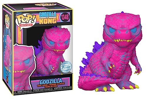 Funko POP! Movies: Godzilla V Kong - Godzilla - Schwarzlicht - Godzilla Vs Kong - Amazon-Exklusiv - Vinyl-Sammelfigur - Geschenkidee - Offizielle Handelswaren - Spielzeug Für Kinder Und Erwachsene von Funko