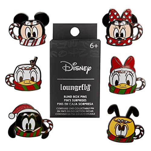 Loungefly Funko DISNEY MICKEY & FRIENDS HOT COCOA BLIND BOX PINS - Mickey Mouse - (Styles May Vary) - Mickey Mouse - Blind Box Emaille-Nadeln - Niedliche Brosche Zum Sammeln - Für Rucksäcke & Taschen von Funko