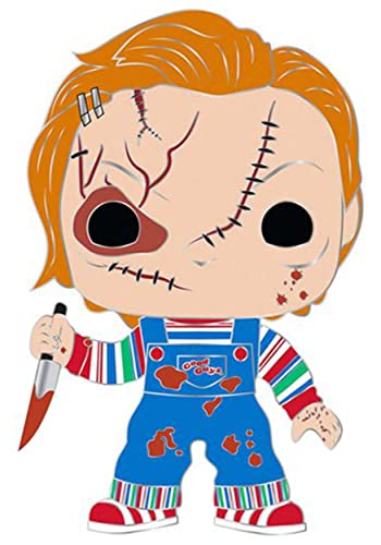 Funko Pop! Large Enamel Pin Horror: Chucky - Chucky Emaille-Nadeln - Niedliche Brosche Zum Sammeln - Für Rucksäcke & Taschen - Geschenkidee - Offizielle Handelswaren - Movies Fans von Funko