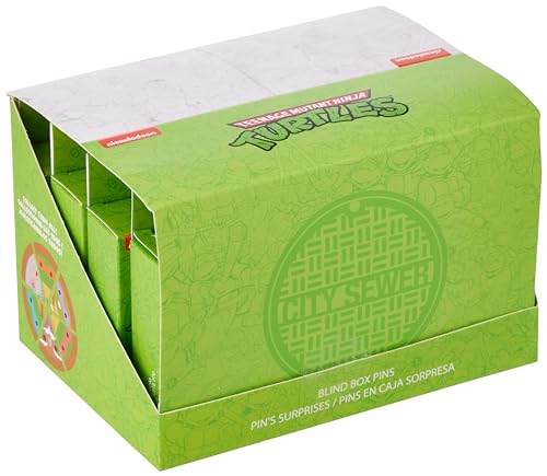 Loungefly Nickelodeon Teenage Mutant Ninja Turtles (TMNT) Pizza Slices BLIND Box PINS - Donatello - TMNT Retro/Classic - Blind Box Emaille-Nadeln - Niedliche Brosche Zum Sammeln - Für Rucksäcke von Funko