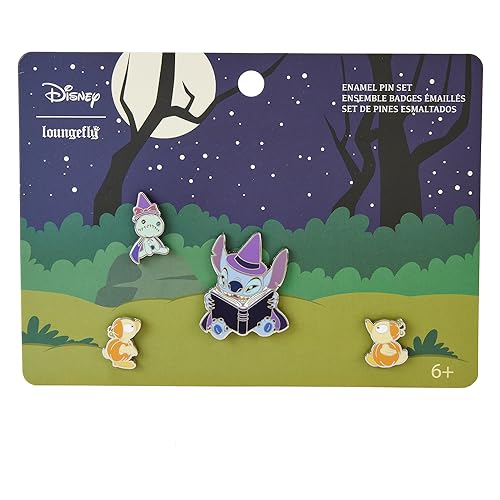 Loungefly - Disney - Lilo & Stich - Halloweeen - Blind Enamel Pin Purchase - Lilo and Stitch Emaille-Nadeln - Niedliche Brosche Zum Sammeln - Für Rucksäcke & Taschen - Geschenkidee - Movies Fans von Funko