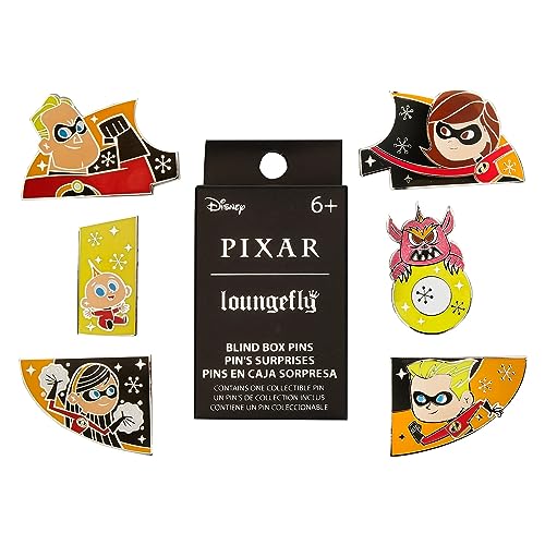 Loungefly PIN Disney - Pixar - Incredibles - Blind Enamel Pin Purchase - The Incredibles Emaille-Nadeln - Niedliche Brosche Zum Sammeln - Für Rucksäcke & Taschen - Geschenkidee - Movies Fans von Funko