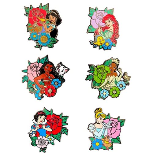 Loungefly - Disney - Princess - Blind Enamel Pin Purchase - Disney Princesses Emaille-Nadeln - Niedliche Brosche Zum Sammeln - Für Rucksäcke & Taschen - Geschenkidee - Offizielle Handelswaren von Funko