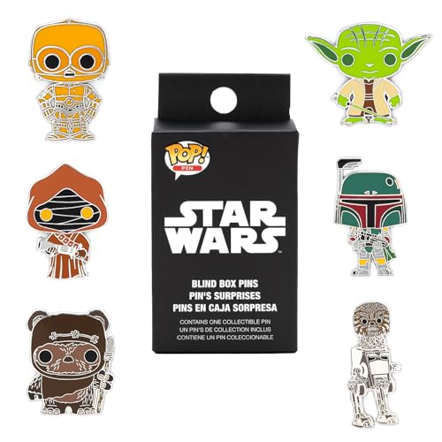 Loungefly PIN - Disney - Star Wars - Blind Enamel Pin Purchase - Star Wars Emaille-Nadeln - Niedliche Brosche Zum Sammeln - Für Rucksäcke & Taschen - Geschenkidee - Offizielle Handelswaren von Funko