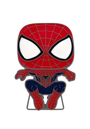 Loungefly POP! Large Enamel Pin MARVEL: SPIDERMAN ANDREW GARFIELD - Spider-Man - Spiderman No Way Home Emaille-Nadeln - Niedliche Brosche Zum Sammeln - Für Rucksäcke & Taschen - Geschenkidee von Funko