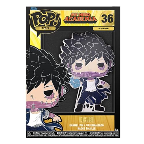 Loungefly POP! Large Enamel Enamel Pin MY HERO ACADEMIA: DABI - Dabi - My Hero Academia Emaille-Nadeln - Niedliche Brosche Zum Sammeln - Für Rucksäcke & Taschen - Geschenkidee - Anime Fans Loungefly POP! Large Enamel Enamel Pin MY HERO ACADEMIA: DABI - Dabi - My Hero Academia Emaille-Nadeln - Niedliche Brosche Zum Sammeln - Für Rucksäcke & Taschen - Geschenkidee - Anime Fans von Funko