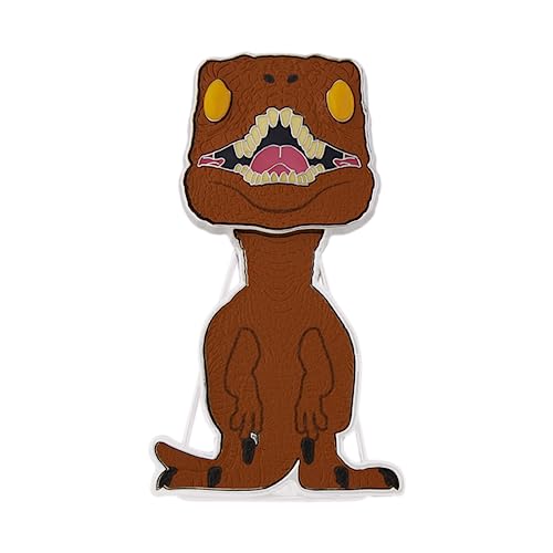 Loungefly POP! Large Enamel Pin MOVIES: JURASSIC PARK - Velociraptor GROUP SKU Emaille-Nadeln - Niedliche Brosche Zum Sammeln - Für Rucksäcke & Taschen - Geschenkidee - Movies Fans von Funko