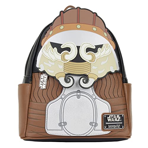 Loungefly Disney - Star Wars - Lando & Jabba The Hutt - Rucksack - Amazon Exclusive - Premium Vegan Leather - Geschenkidee - Offizielle Handelsware - für Jungen, Mädchen, Männer und Frauen. von Loungefly