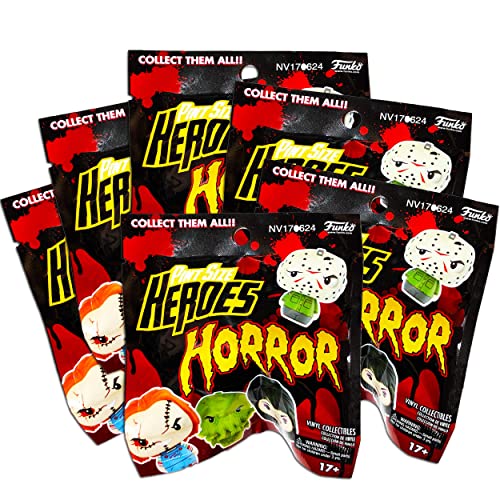 MELARQT Held Horror Mystery Packs Set ~ 6 Funko Pop Mystery Minis mit Mini-Figuren Spielzeug (Gastgeschenke) von Funko