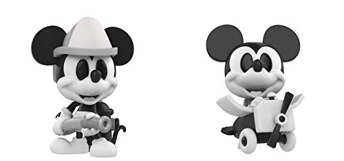 Mickey Mouse Mini Vinyl Figure: Disney - Black and White Firefighter and Plane Crazy 2 Pack, Fall Convention Exclusive von Funko