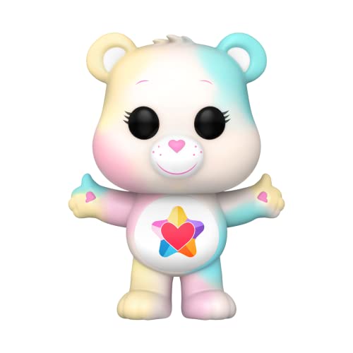 Funko Pop! Animation: CB40- True Heart Bear - Transluzent CH - Care Bears - Vinyl-Sammelfigur - Geschenkidee - Offizielle Handelswaren - Spielzeug Für Kinder und Erwachsene - TV Fans von Funko