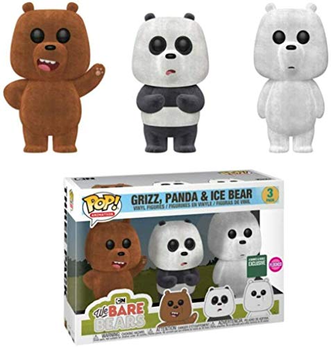 POP Animation: We Bare Bears - 3 Pack Flocked Barnes & Noble Exclusive von Funko