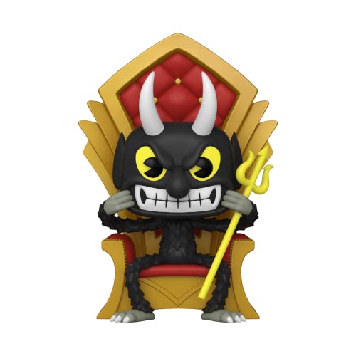 Funko Pop! Deluxe: Cuphead - The Devil in Chair - Vinyl-Sammelfigur - Geschenkidee - Offizielle Handelswaren - Spielzeug Für Kinder und Erwachsene - Video Games Fans - Modellfigur Für Sammler von Funko