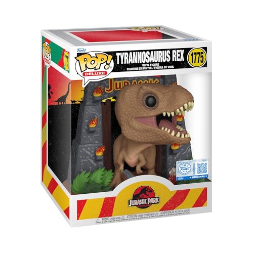 POP! Deluxe: Jurassic Park - T-Rex w/Gates - Collectable Vinyl Figure - Gift Idea - Official Merchandise - Toys for Kids & Adults - Movies Fans - Model Figure for Collectors POP! Deluxe: Jurassic Park - T-Rex w/Gates - Collectable Vinyl Figure - Gift Idea - Official Merchandise - Toys for Kids & Adults - Movies Fans - Model Figure for Collectors von Funko