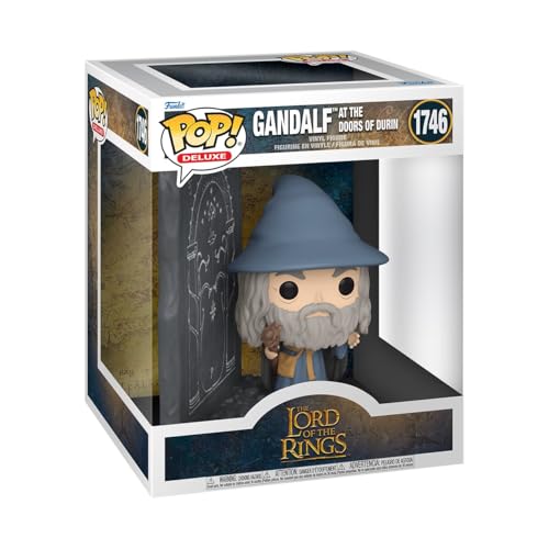 POP! Deluxe: Lord of The Rings S8 - Gandalf - Sammelfigur aus Vinyl - Geschenkidee - Offizielle Merchandise - Spielzeug für Kinder & Erwachsene - Filmfans von Funko